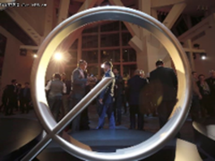 CES大SHOW开展 三星展台成最强台风眼