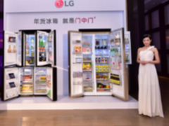 LG门中门年货冰箱 为高端品质生活代言