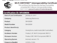 三星Galaxy S6系列将升级Android 7.0