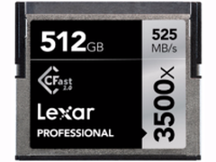 雷克沙发布新512GB 3500x CFast 2.0卡