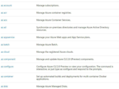微软Azure CLI 2.0可用性提升 体验增强