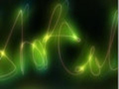 Photoshop制作精美高光效果流线字效果