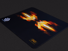 赛睿QcK mass Snake战队版鼠标垫首发