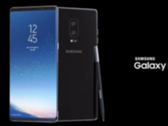 无缘屏下指纹 三星Galaxy Note8最新渲染图曝光