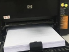 HP1606dn打印文件两边模糊黑边故障解决