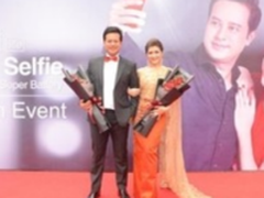 金立A1 lite缅甸盛大发布 当地知名艺术家夫妇助阵