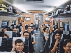 阿里包下14列高铁接外地员工：堪比春运