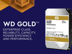 西数发布首款自主12TB硬盘 WD Gold企业金盘