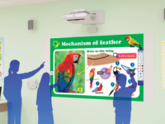 厉害了，爱普生教育投影机上演人机互动