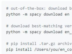 自然语言处理库spaCy号称最快句法分析器