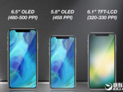 明年iPhone三款齐曝光 6.5/6.1/5.8寸各不同