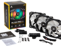 美商海盗船推出磁悬浮系列--ML PRO RGB风扇