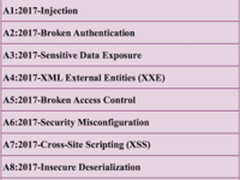 最权威！OWASP公布2017年十大安全风险排名