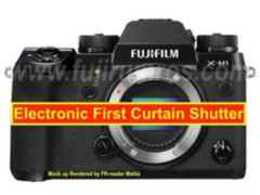 减小快门机震 富士X-H1或支持电子前帘