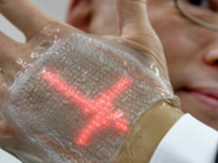 可拉伸145% 日本研发成功柔性LED健康显示屏