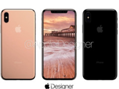 美如画！iPhone X金色款曝光：外形拉风