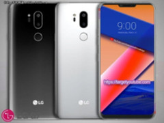 又一款刘海全面屏 LG G7外观渲染图曝光