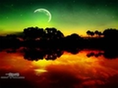 用Photoshop制作唯美的黄昏景色效果图