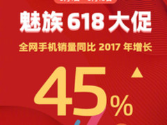 618魅族国内手机品牌销量第四 同比增长45%