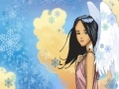 微软Windows 7系统浪漫新主题：雪天使
