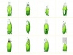 四组可爱动物的自定义QQ表情