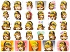 腾讯精彩QQ表情 QQ飞车小橘子个性展示