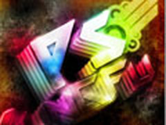 Photoshop打造炫酷耀眼几何状文字效果