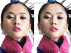 Photoshop美容教程塑造完美的脸型实例