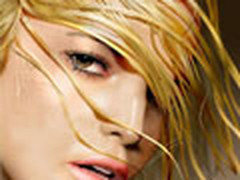 Photoshop绘制性感的金发女郎技巧教程