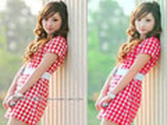 Photoshop调出美女糖水肤色效果实例