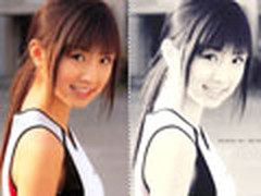 Photoshop清纯美女另类调色怀旧效果