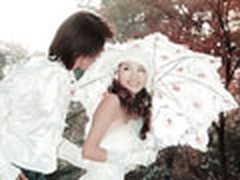 Photoshop为婚片调出唯美秋日洋红色调