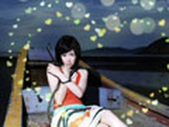 photoshop给人物照片添加彩色的心形