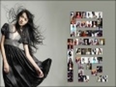 打造另类拼图壁纸 见证姚晨华丽的蜕变