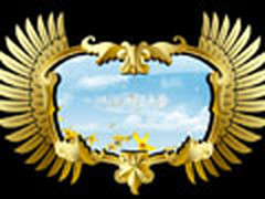 Photoshop制作超酷镶花纹金色立体相框