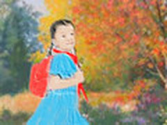 留住80后的回忆 制作水彩语文课本封面