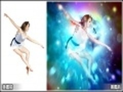 巧用抠图换背景 轻松打造梦幻炫光图