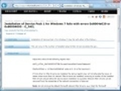 微软确认Win7 SP1两安装错误并提供方案