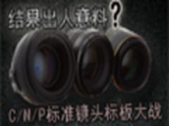结果出人意料？ C/N/P标准镜头标板大战