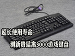 超长使用寿命 测新贵猛禽3000游戏键盘