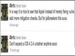 黑客称苹果iOS 4.3.4完美越狱短期无望