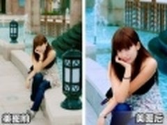 美图秀秀教你调整照片构图 突人物焦点