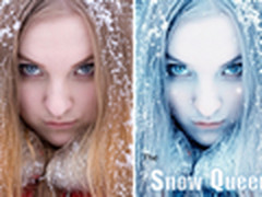 化身冰雪女王 美图秀秀的冰爽视觉感受