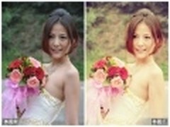 美图秀秀打造幸福的秋季婚片色彩