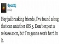 苹果iOS 5系统完美越狱漏洞已被发现
