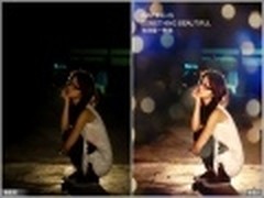 美图秀秀修复夜拍照 渲染光晕夜景氛围