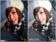 美图秀秀调冬日浅灰色调 塑造淡雅气质