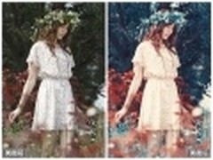 奇幻美 美图秀秀阿宝色打造仙境感写真