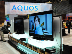CES2012夏普展台探秘 80寸LED电视曝光
