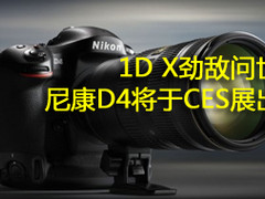 1D X劲敌登场 尼康专业级单反D4已问世
